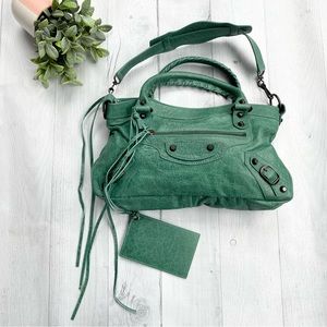 Balenciaga Authentic The First City Bag Sac with Mirror